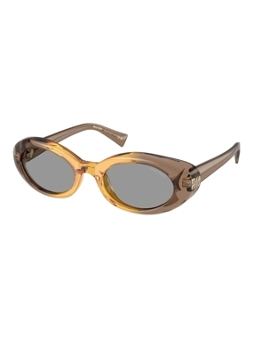 MIU MIU sunglass, beige frame, gray lenses