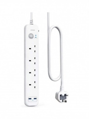 Anker 4-Port Power Strip with 2 USB-A Ports