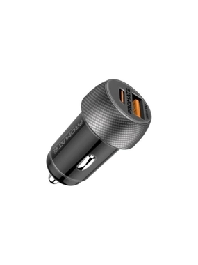 Promate Dual Input Car Charger 33W