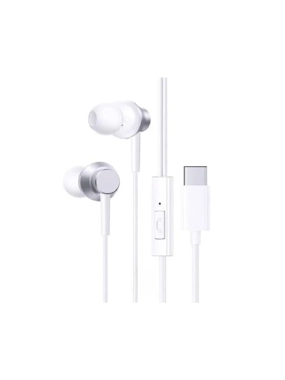 Baseus CZ11 Wired Earphones with Type-C Port - White