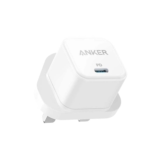 Anker PowerPort 20W Wall Charger with Type-C Port and PD Technology - White