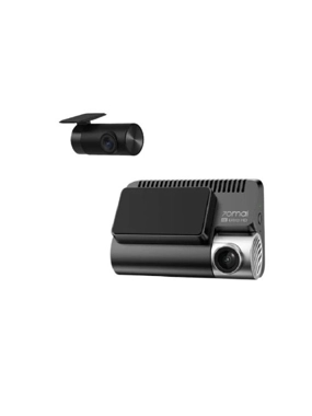 70mai A810S Car Dash Cam with Capacitor, 4K Front and Rear Cameras - Black