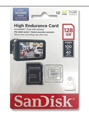 SanDisk 128GB MicroSDHC 4K Ultra 100MB/S
