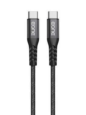 E-One 240W Type-C to Type-C Charging Cable, 1.2 meters, Apple-certified (MFi) - Black