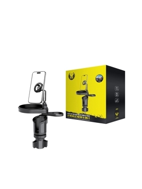 Premium telescopic phone holder for car cup holders