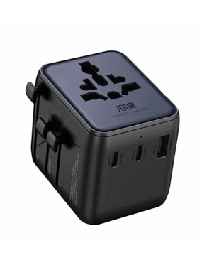 JODA TOUR Multi-Port Travel Adapter, 20W - Black