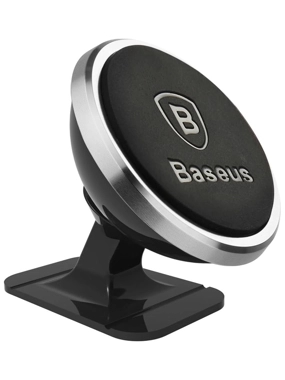 360 Magnetic Phone Holder - Silver - Baseus