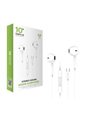 TENPLUS 10 Wired Stereo Headset with Mic