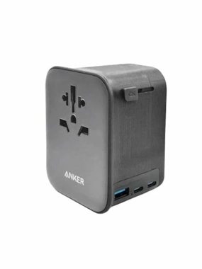 Anker - 65W Multi-Port Travel Adapter with USB and 2 Type-C Ports