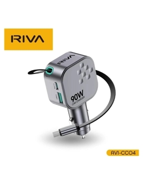شاحن سيارة 90W CAR CHARGER WITH CABLE RV1-CC04