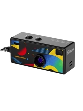 More Plus Compact Digital Camera with Keychain - Black
