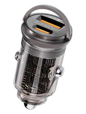 Promate Dual Input Car Charger 65W
