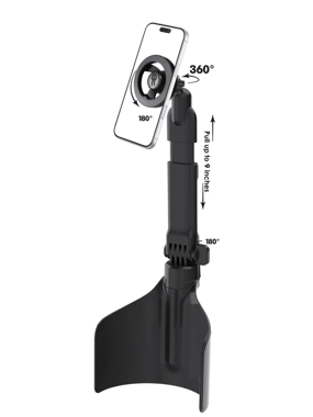 Ufo 2-in-1 Telescopic Phone Holder with Adjustable Arm - Y4952