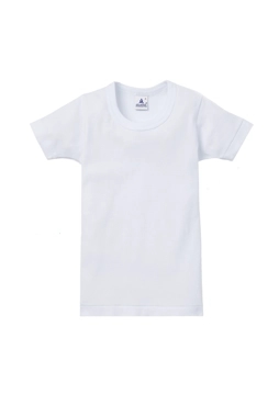 Regular round-sleeved boys' undershirt by Roman