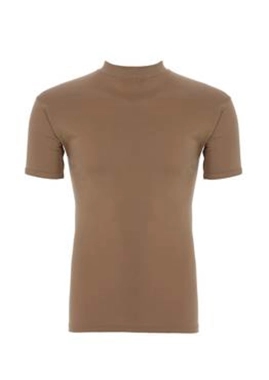 Men's short-sleeved T-shirt with colored hoop