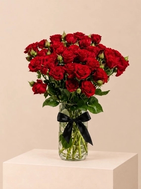 Red Love Vase