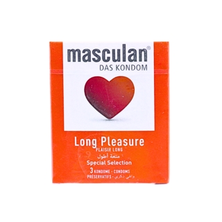 MASCULAN CONDOM LONG PLEASURE 3PCS