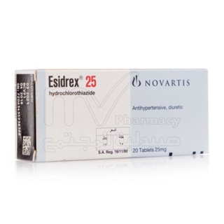 ESIDREX 25/MG TAB 20/TAB