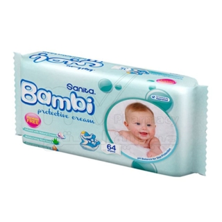 BAMBI BABY WIPES 72 CREAM