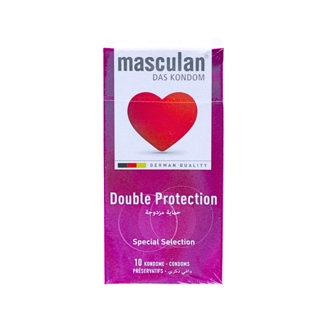 MASCULAN CONDOM DOUBLE PROTECTION 10PCS