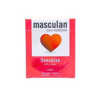 MASCULAN CONDOM SENSITIVE TYPE1 3PCS