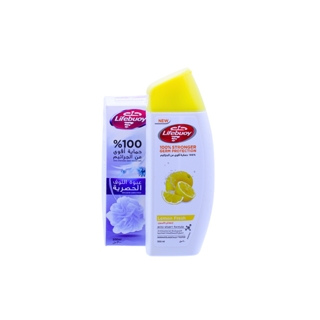 LIFEBUOY B\W LEMON FRESH W\PUFF 300ML