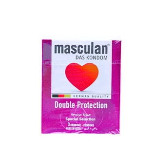 MASCULAN CONDOM DOUBLE PROTECTION 3PCS