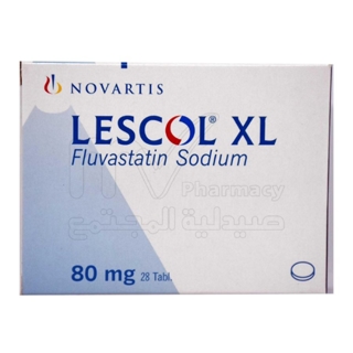LESCOL XL 80MG 28TAB