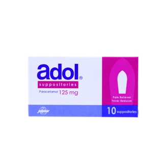 ADOL 125MG SUPP