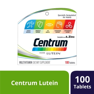 CENTRUM WITH LUTEIN TAB 100/TAB