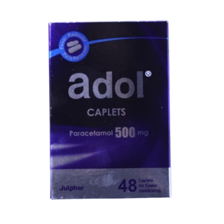 ADOL CAPLETS PARACETAMOL 500MG 48CAP