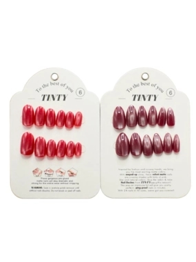 Tinti Adhesive Artificial Nails No.6