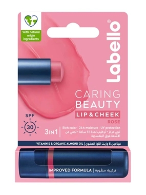 Labello Tinted Balm For Lips And Cheeks SPF 30 - Rose