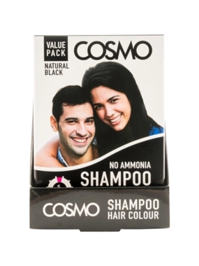 COSMO HAIR SHAMPOO NATURAL BLACK NO AMONIA