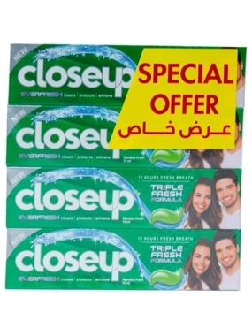 CLOSEUP T.P GREEN PACK OF 4
