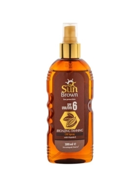 SUN BROWN TANNING OIL WITH SUN PROTECTION FACTOR SPF6