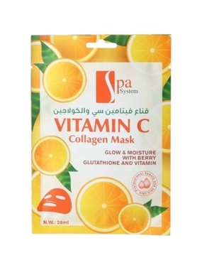 SPA SYSTEM MASK FOR FACE VITAMIN C AND COLLAGEN