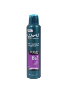 COSMO MEN ADVANCED ANTI-PERSPIRANT SHOWER FRESH 6 IN 1