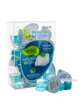 BEAUTY SYSTEM MOUTHWASH CAPSULES FRESH WITH-MINT FRESH FLAVOR