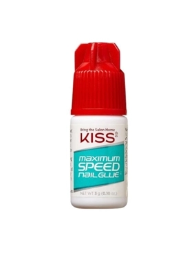 KISS GLUE NAILS MAXIMUM SPEED TRANSPARENT FAST DRYING