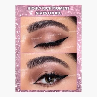 SHGLAM EYELINER LIQUID WATERPROOF ROSE LINE AND DEFINE