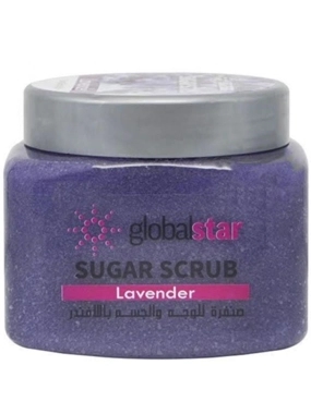GLOBALSTAR SUGAR SCRUB LAVENDER FOR FACE & BODY