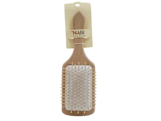 HAIR SYSTEM H.BRUSH / METAL COMBS LARGE WOODEN MEDICAL