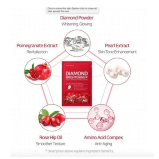 SOME BY MI MASK RED DIAMOND BRIGHTENING
