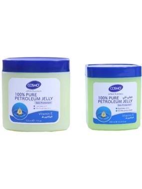COSMO VASELINE PURE JELLY 100% PETROLEUM / VITAMIN E MOISTURIZING & SOOTHING SKIN