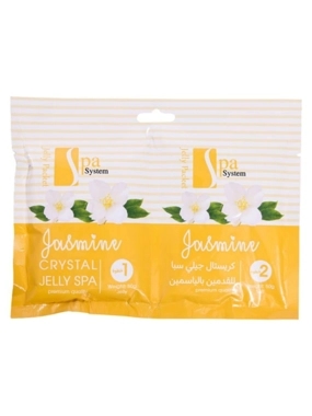 Spa System Crystal Foot Gel with Jasmine Step 1 and 2