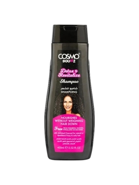 COSMO BOUNCE NATURAL HAIR RENEWAL SHAMPOO WITH ACTIVATED CHARCOAL