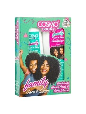 COSMO BOUNCE CARE AND SHINE SH + COND SET FOR ALL HAIR TYPES