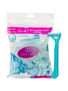 LOVIAN DISPOSABLE RAZORS GREEN PACK OF 8+4