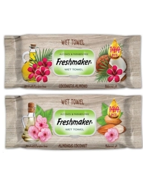 Fresh Maker Extra Jumbo Wet Wipes with Fruit Scent 72PCS